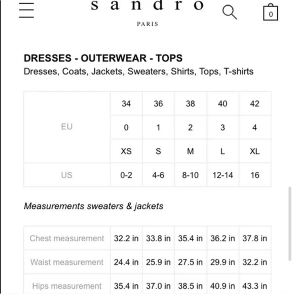 Sandro Paris Tan Patriote Studded Pockets Suede Leather - Picture 5 of 5